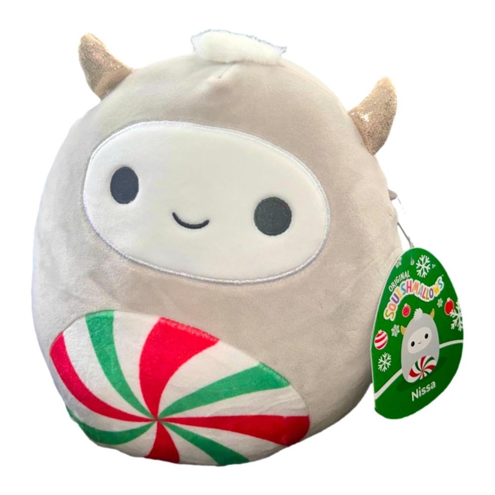 NWT π₯ 8" Nissa the Christmas Yeti Squishmallow - Picture 1 of 6